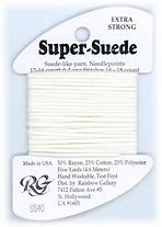 Rainbow Gallery Super Suede SS40 White (Extra Strong)